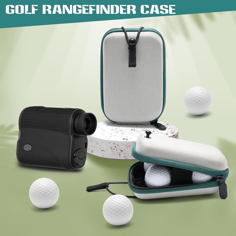 Anglekai Golf Rangefinder Hard Shell Case, Hard Golf Rangefinder Case Universal Range Finder Carry Bag (Grey+Green) - Image 5